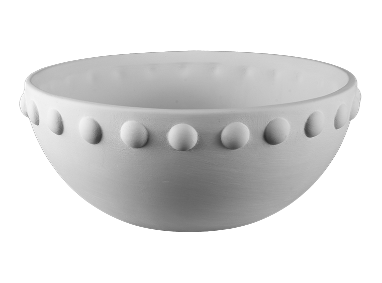 Bumpy Rimmed Serving Bowl