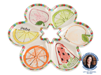 Six Sectioned Server (or Seder Dish)
