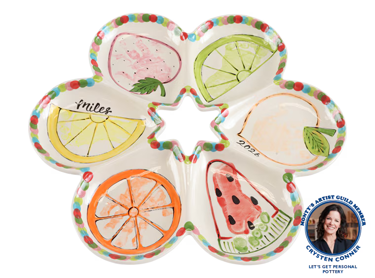 Six Sectioned Server (or Seder Dish)