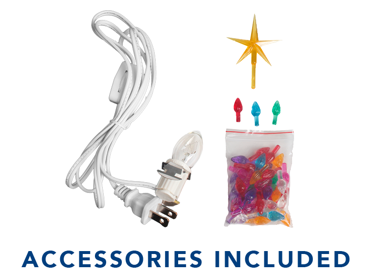 Lighted Christmas Cactus