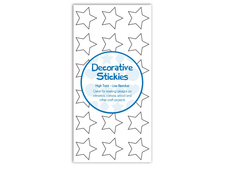 Star 3/4" Decorative Stickies