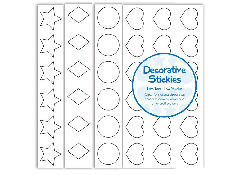 3/4" Decorative Stickies Assortment