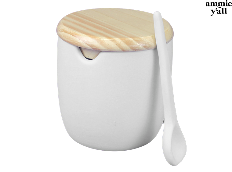 Fortune Salt Cellar w/ Spoon