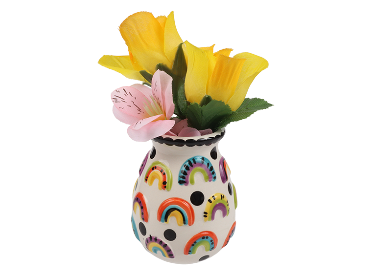 Ammie's Rainbow Charm Vase